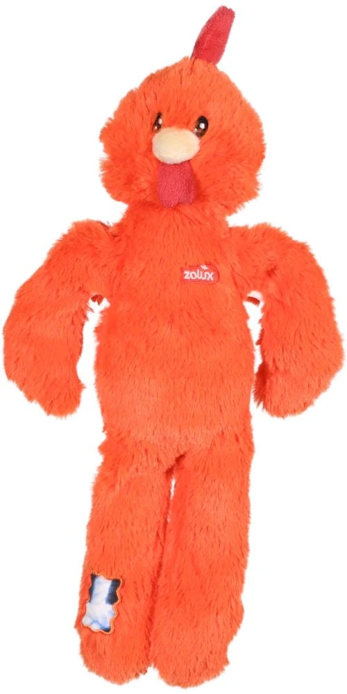 Cooper & Pals ZOLUX pliušinis žaislas šunims, gaidys, Brock, kailinis ūkis, 33 cm