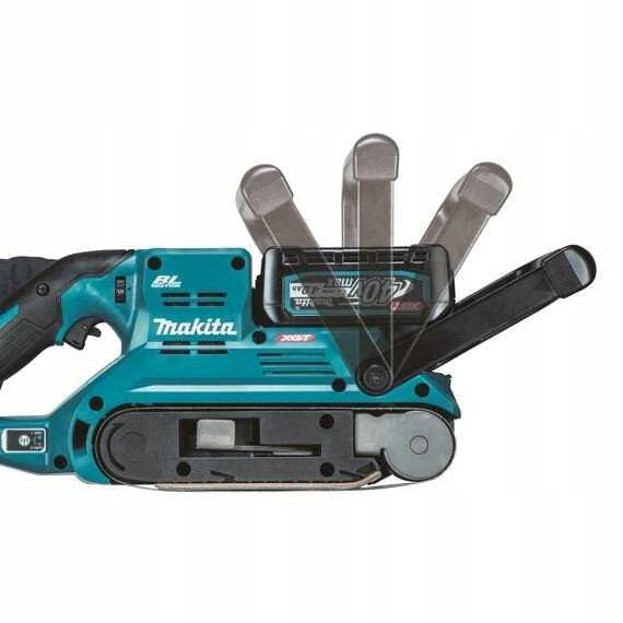 Makita BS001GZ Juostinis šlifuoklis XGT, 40V MAX, 76 x 533 mm, Be akumuliatorių ir kroviklio!