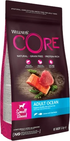 Core CORE suaugusių mažų veislių šunų maistas su okeaninėmis žuvimis 1,5kg