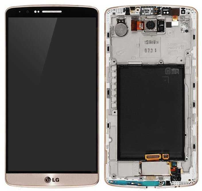 LG CoreParts MSPP71782, Ekranas, LG, G3 D850, Gold, 60 mm, 160 mm