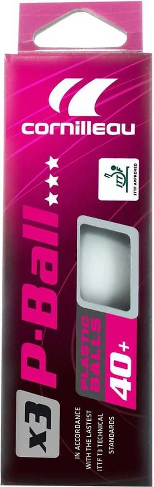 Stalo teniso kamuoliukai Cornilleau P-BALL ABS Evolution (3 vnt.)