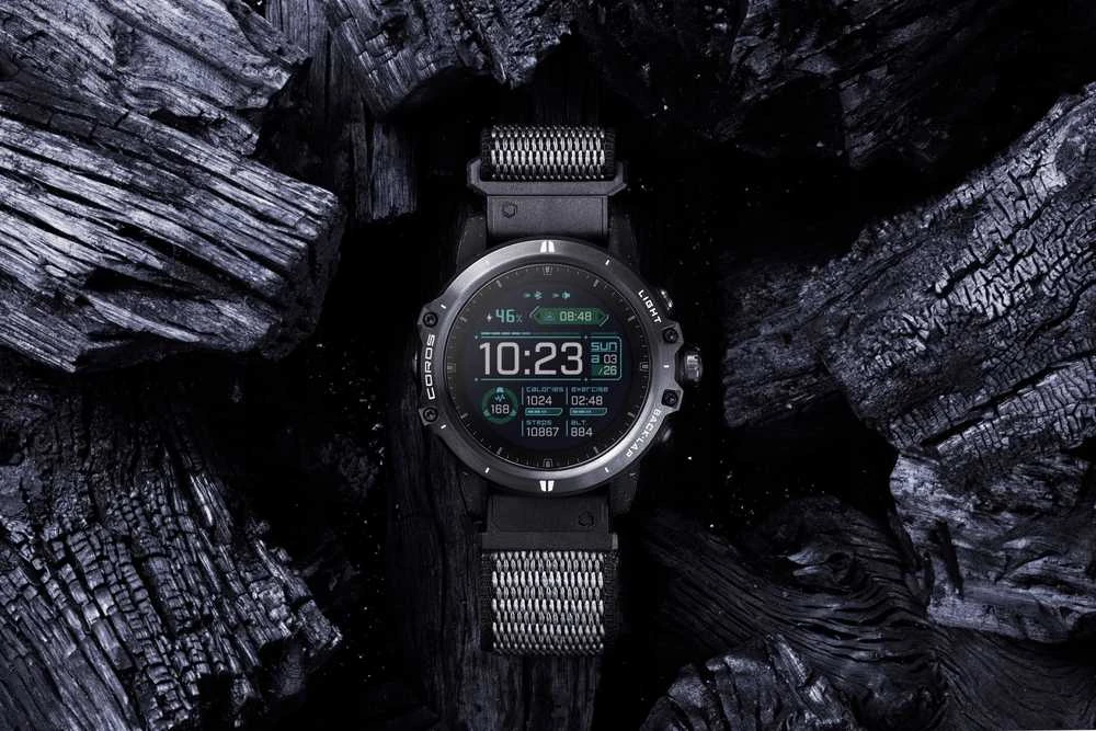 Išmaniojo laikrodžio Coros Apex 2 silikoninis dirželis, Mėlynos spalvos, 20mm