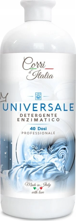 CORRI DITALIA Baltas skalbimo skystis CORRI D'ITALIA Universale Enzimatico 40 plovimas 1 L