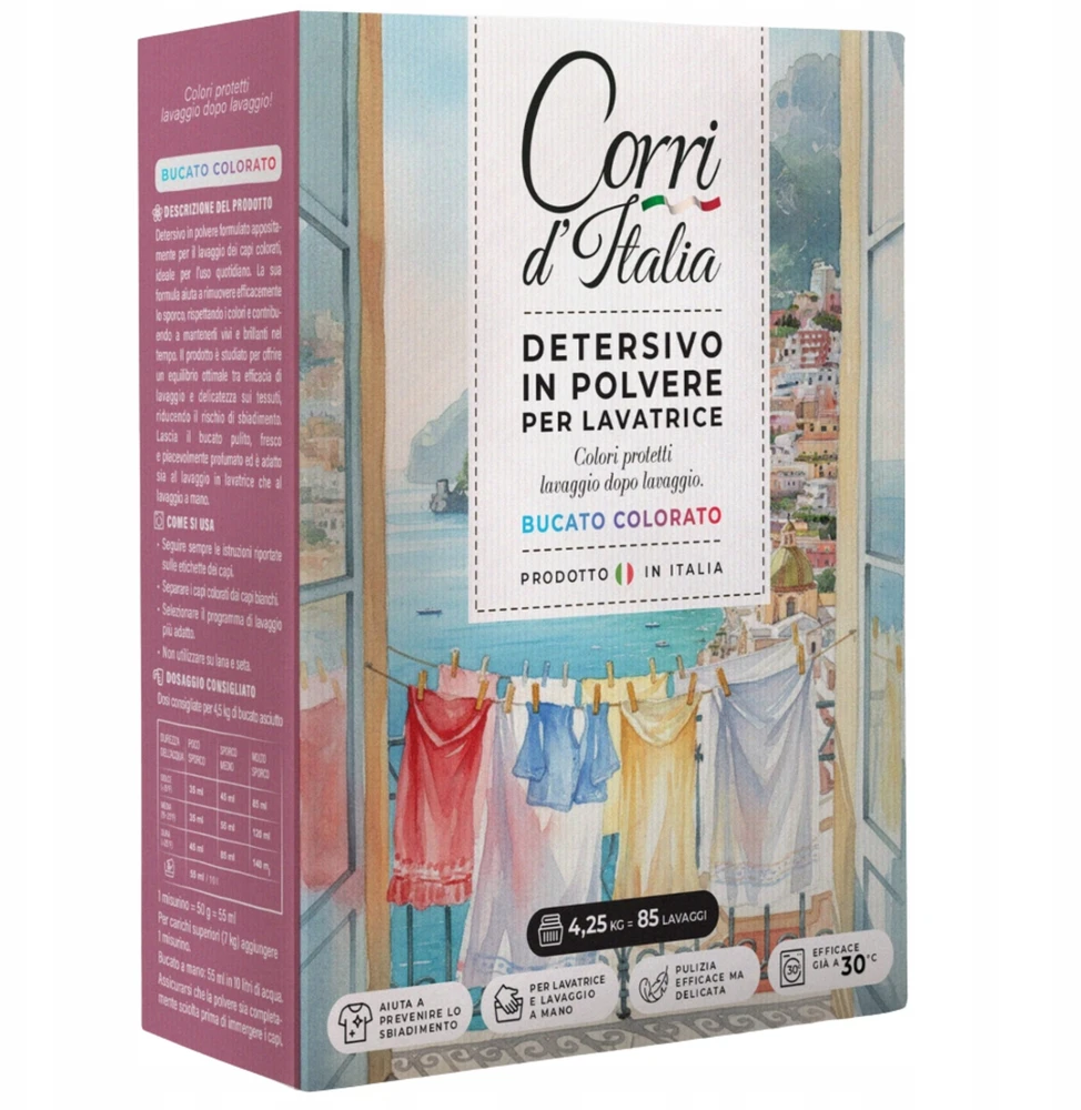 CORRI DITALIA CORRI D`ITALIA Skalbimo milteliai 4,25kg spalva (1500144)