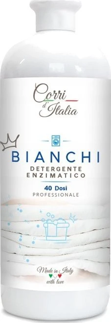 CORRI D'ITALIA Balta fermentinis skalbiklis baltiems skalbiniams, 40 skalbimų, 1 l