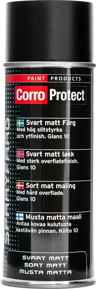 CorroProtect Spraymaling mat Sort 400 ml