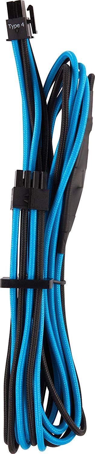 Corsair ATX/EKP 8-pin - ATX/EKP 8-pin, 0.75 m, juodai mėlyna (CP-8920242)