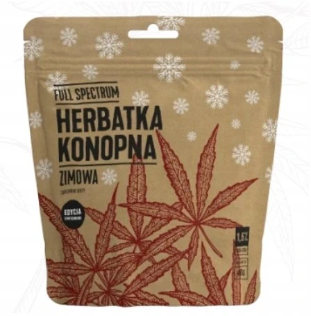 Cosma Cannabis Full Spectrum Žieminės kanapių arbatos maisto papildas 40 g