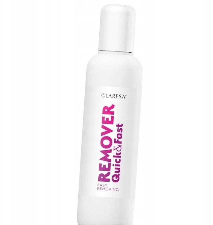 Cosmetics Zone Claresa „Remover Quick & Fast“ acetonas hibridinių dažų šalinimui, 100 ml