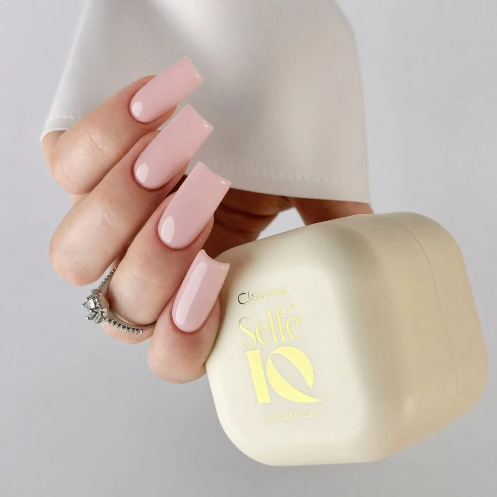 Cosmetics Zone Clavier Selfe IQ savaime išsilyginantis statybinis gelis 01 Iconic Rožinė 50g