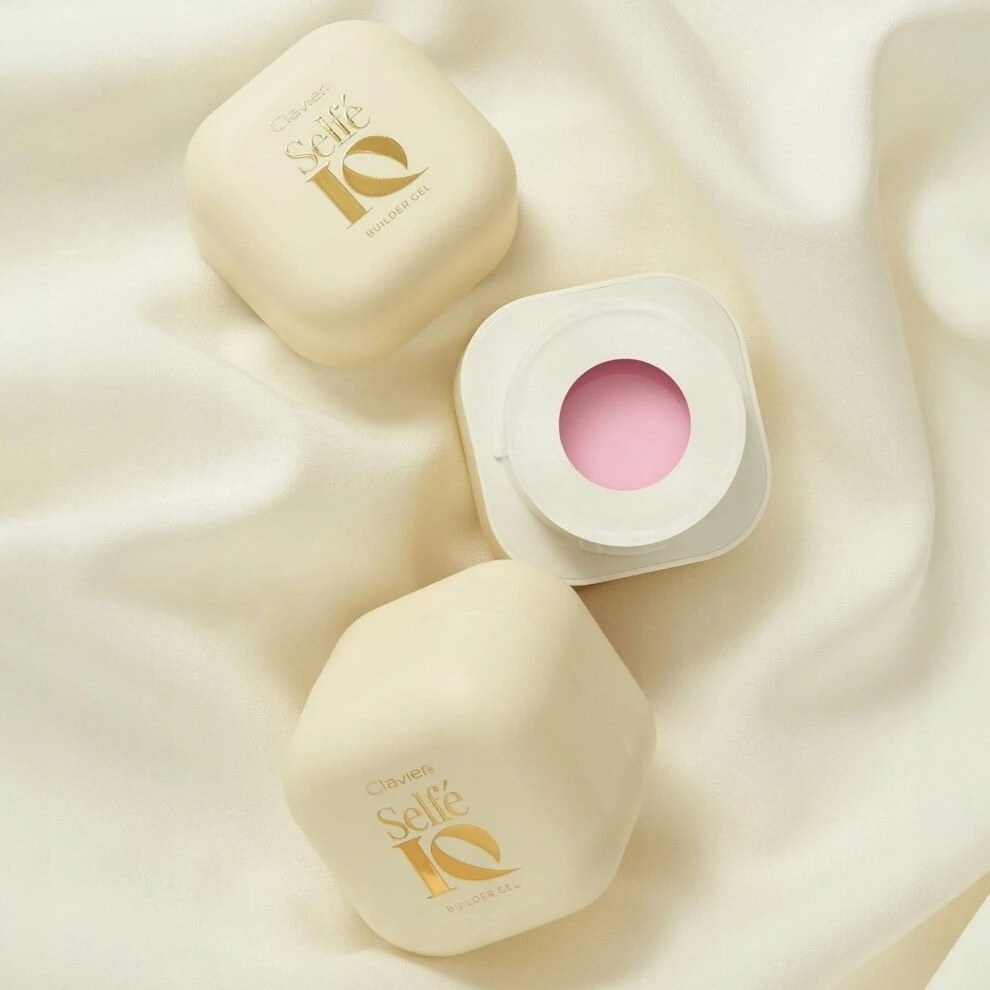 Cosmetics Zone Clavier Selfe IQ savaime išsilyginantis statybinis gelis 03 Pinky Promise 50g