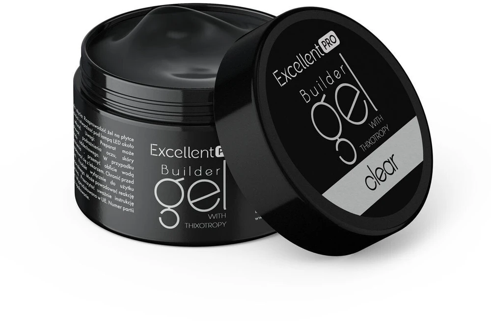 Cosmetics Zone Excellent Pro Skaidrus tiksotropinis statybinis gelis 15g