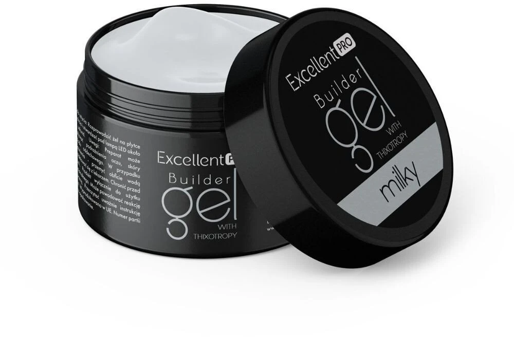 Cosmetics Zone Excellent Pro Statybinis gelis su tiksotropiniu poveikiu, pieniškas, 50g