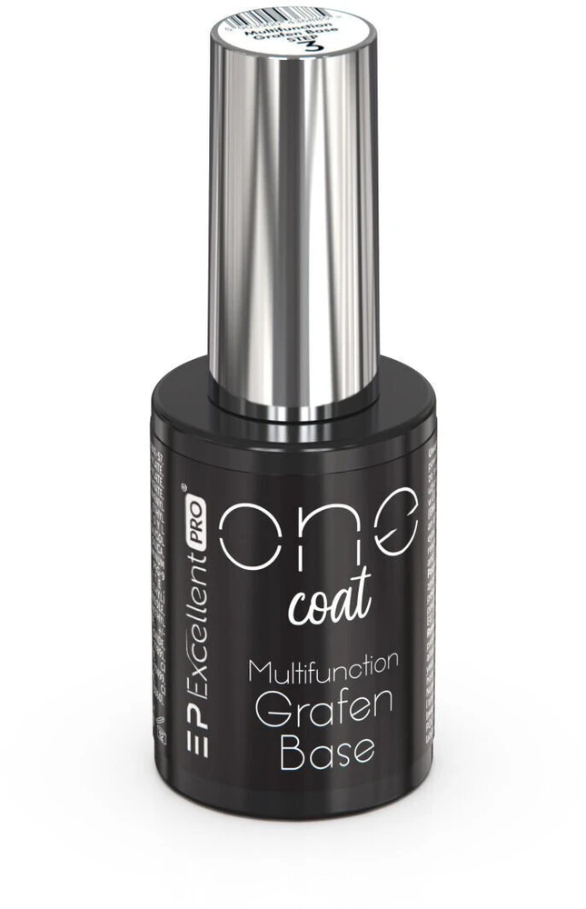 Cosmetics Zone Excellent Pro Vieno sluoksnio daugiafunkcinė grafeno pagrindo nagų lako bazė, 11 g.