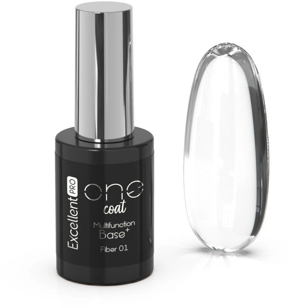 Cosmetics Zone Excellent Pro Vieno sluoksnio daugiafunkcinis hibridinis pluošto pagrindas su „Rožinė Fog“ pluoštais, 11 g