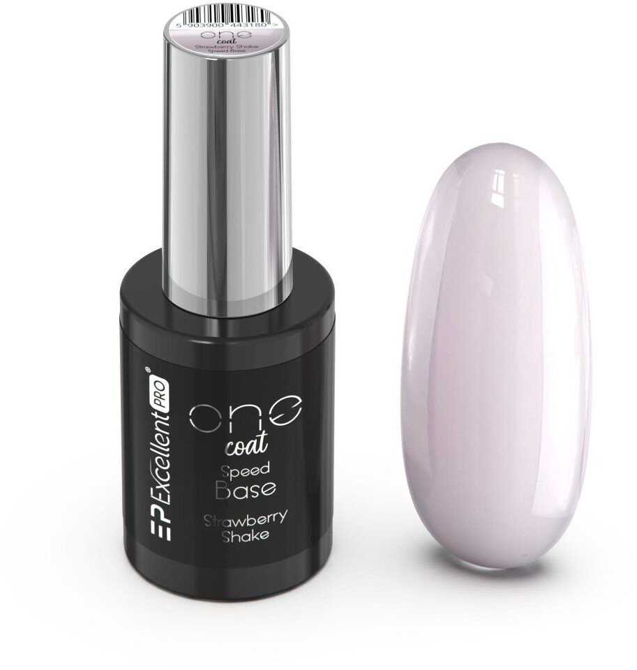 Cosmetics Zone Excellent Pro Vieno sluoksnio greito lakavimo pagrindas „Braškių kokteilis“ 11 g