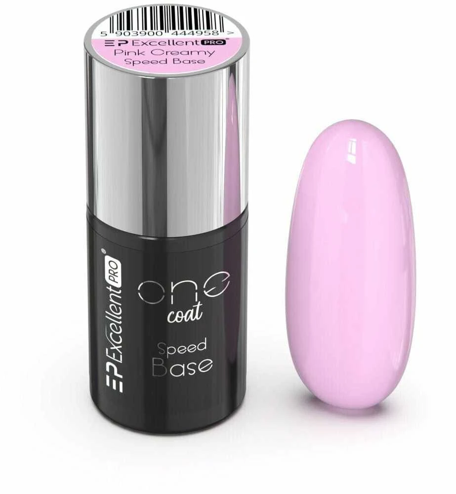 Cosmetics Zone Excellent Pro Vieno sluoksnio greito lakavimo bazė „One Coat Speed Base“ – kreminė, 7 g.