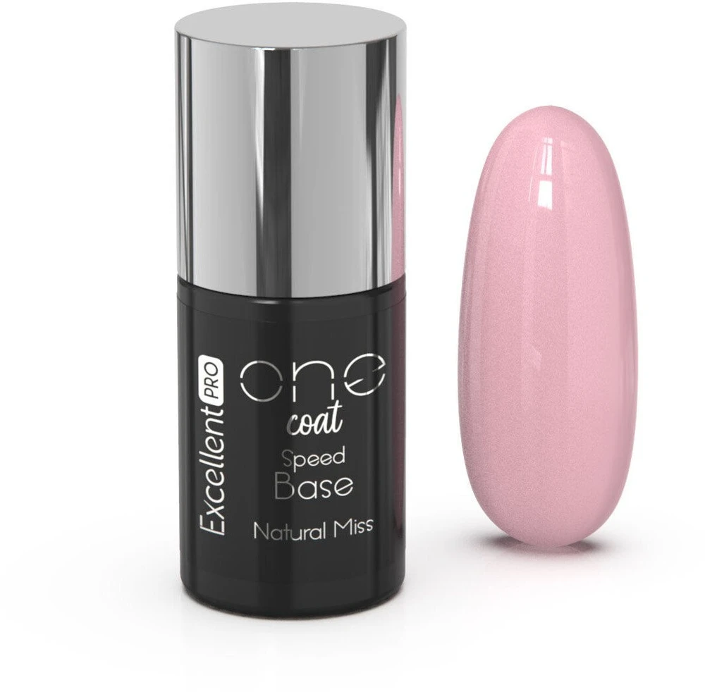 Cosmetics Zone Excellent Pro Vieno sluoksnio greito lakavimo bazė „Natural Miss“ 7 g hibridinis pagrindas
