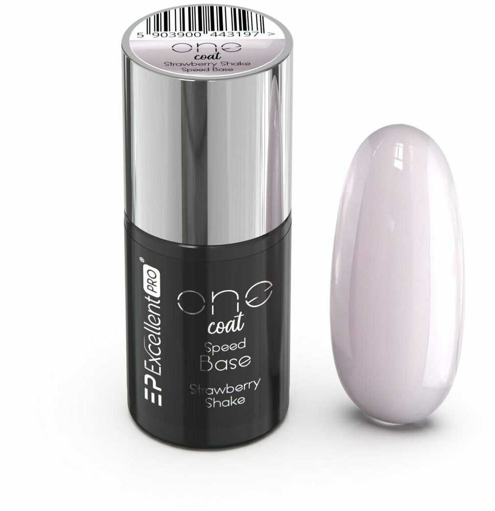 Cosmetics Zone Excellent Pro Vieno sluoksnio greito lakavimo bazė „Braškių kokteilis“ 7 g