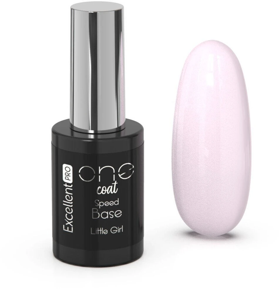 Cosmetics Zone Excellent Pro Vieno sluoksnio greito lakavimo bazė 11 g „Little Girl“ hibridinė dengimo bazė