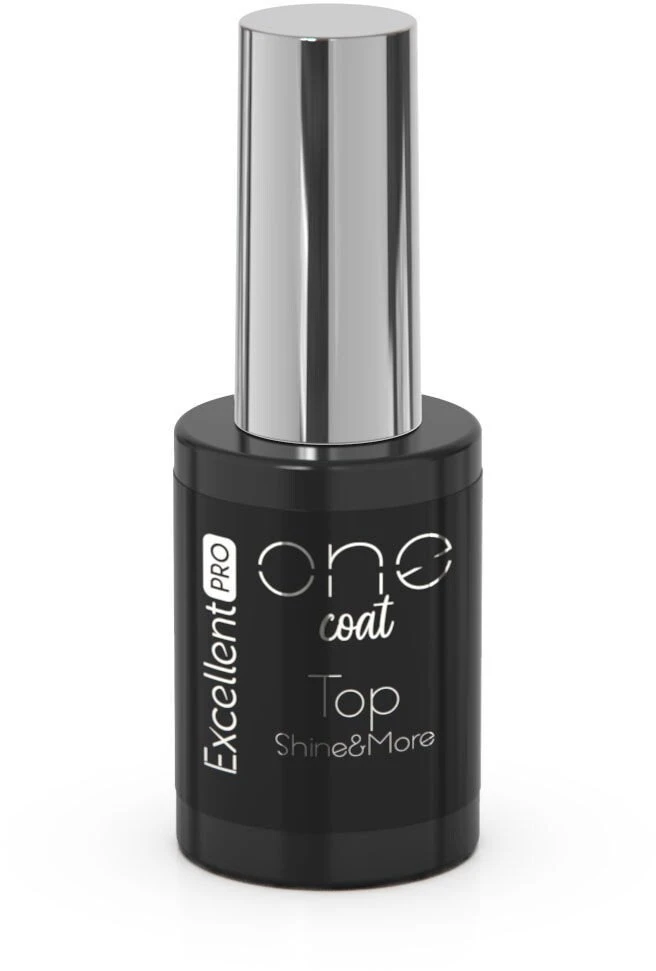 Cosmetics Zone Excellent Pro Vieno sluoksnio „Top Shine & More“ hibridiniai viršutiniai dažai, 11 g
