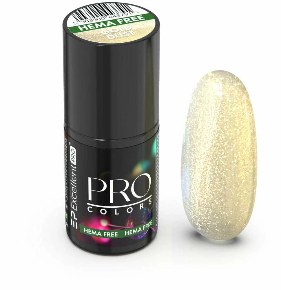 Cosmetics Zone Excellent Pro Pro Colors Hema Free hibridinis lakas 57 Gold Dust 7g