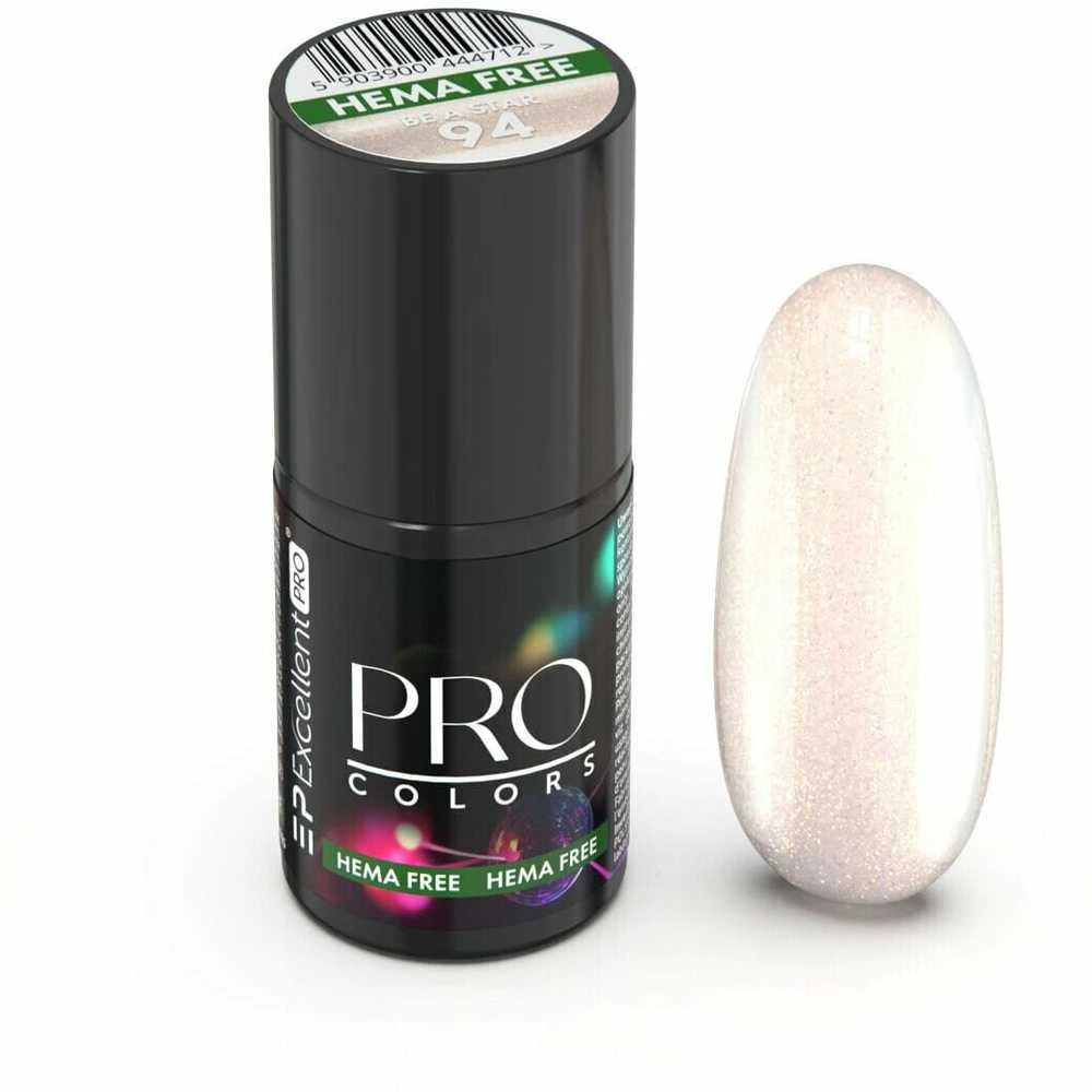 Cosmetics Zone Puikios „Pro Pro Colors“ hibridinės lakos „Hema Free“ 94 „Be A Star“ 7g