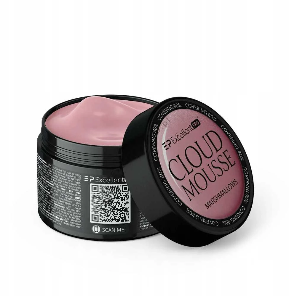 Cosmetics Zone Excellent Pro Debesų putų statybinis gelis-zefyrai 50g