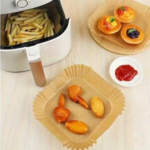 Cosori Popierinės formos karšto oro gruzdintuvėms 100 vnt (20cm - 4,5-6L)