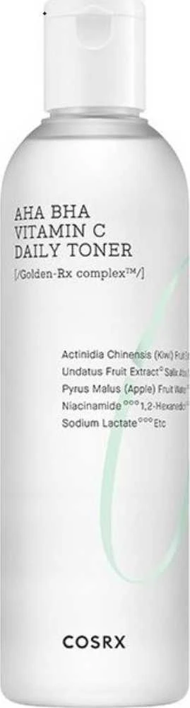 COSRX Dieninis tonikas su AHA ir BHA rūgštimis bei vitaminu C (Daily Toneris), 150 ml