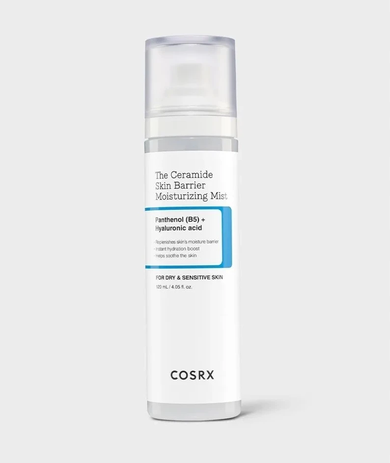 COSRX The Ceramide Skin Barrier Moisturizing Mist dulksna sausai ir jautriai veido odai, 120 ml