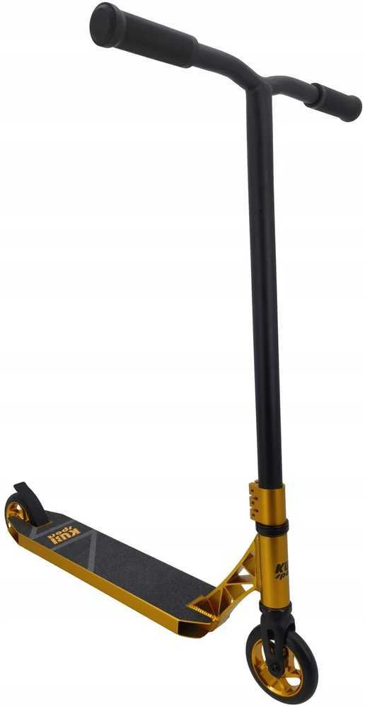 Costway Paspirtukas Ekstremalus Sportinis Freestyle Dviračio Auksinis KUBISPORT 110 mm