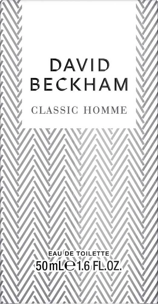 David Beckham Classic Homme EDT tualetinis vanduo vyrams, 50 ml