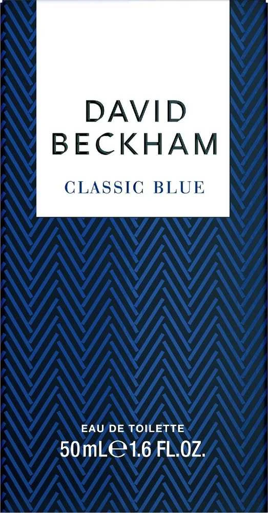 David Beckham Classic Mėlyna EDT tualetinis vanduo vyrams, 50 ml
