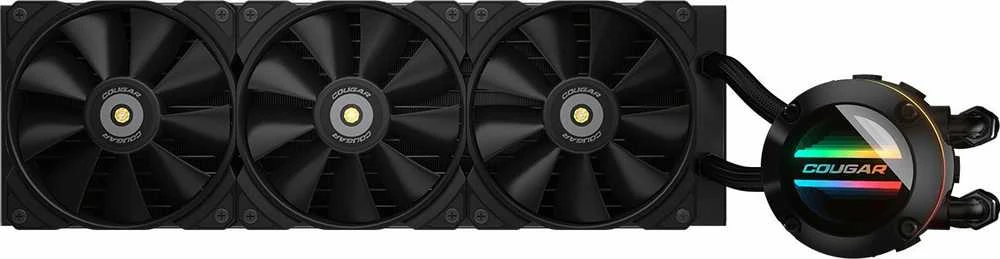 COUGAR POSEIDON GT 360: 360 mm radiatorius su RGB bloku