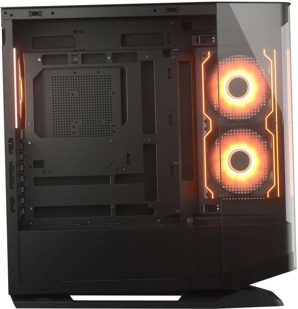 COUGAR CGR-58M6B-RGB „Midi Tower“ Juoda