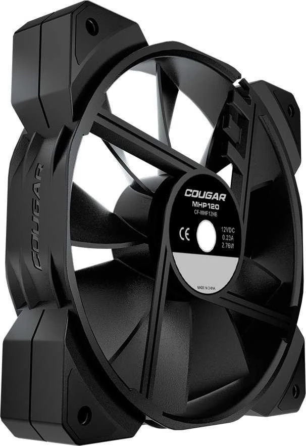 COUGAR Gaming MHP 120 Kompiuterio korpuso ventiliatorius 12 cm Juoda 1 vnt.