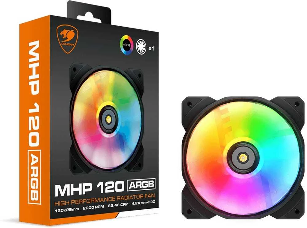 „Cougar MHP 120 ARGB“ ventiliatorius (CGR-CF-MHP12HB-RGB)