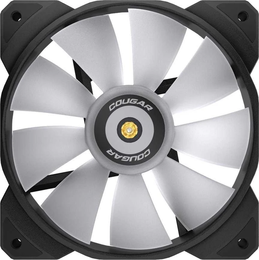 COUGAR CGR-CF-MHP12HB3-RGB Kompiuterio korpusui Orinis aušintuvas 12 cm Juoda, Balta 3 vnt