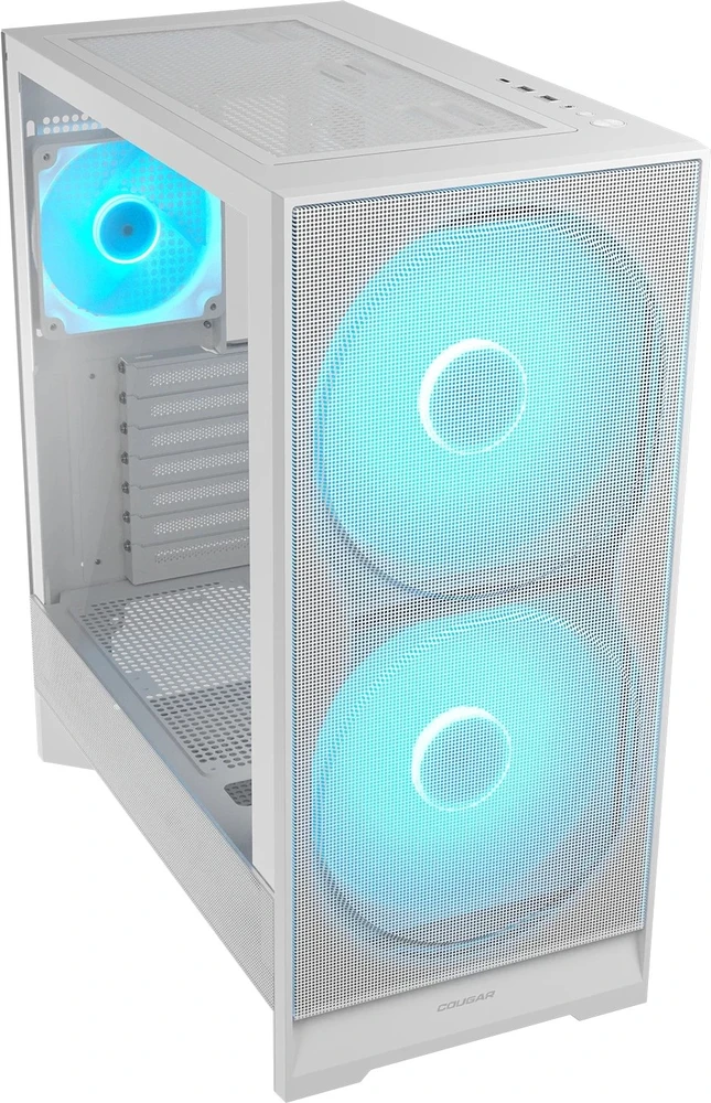 COUGAR CGR-5VA4W-RGB „Midi Tower“ Balta