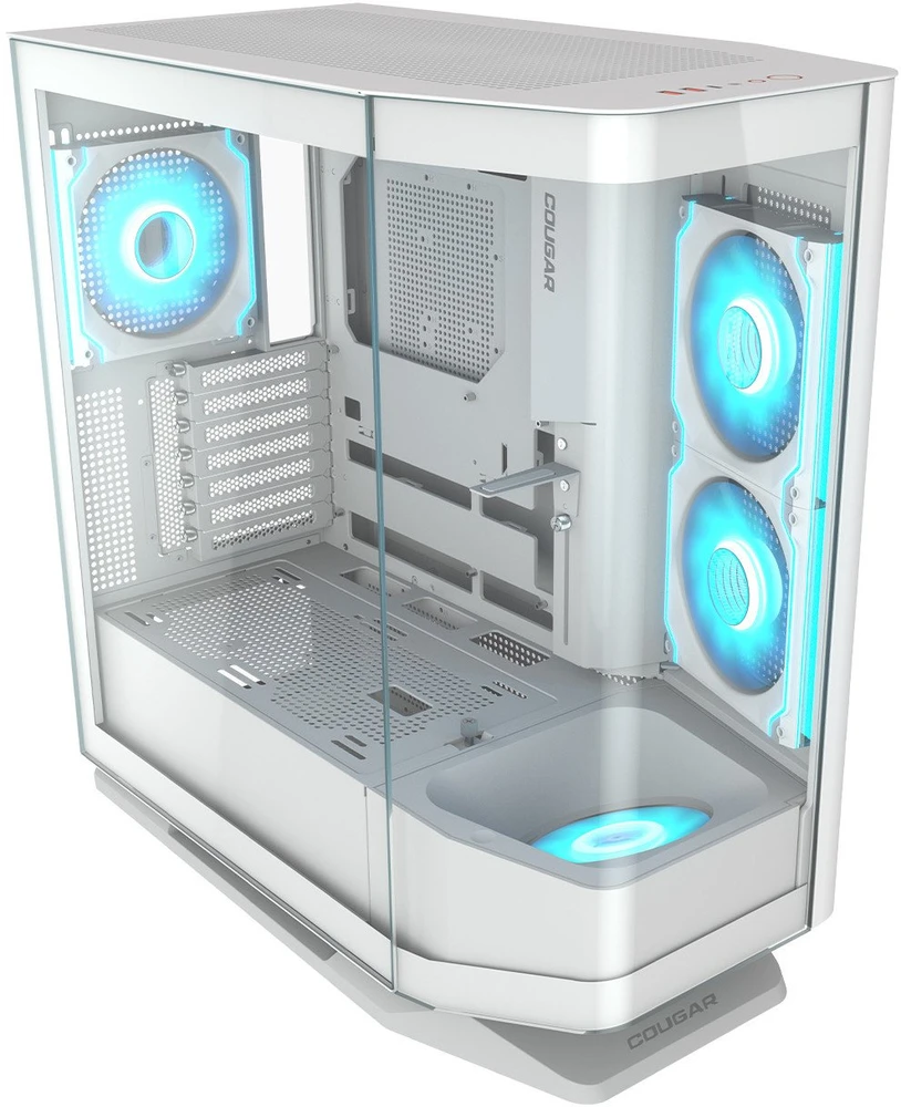 COUGAR CGR-58M6W-RGB „Midi Tower“ Balta