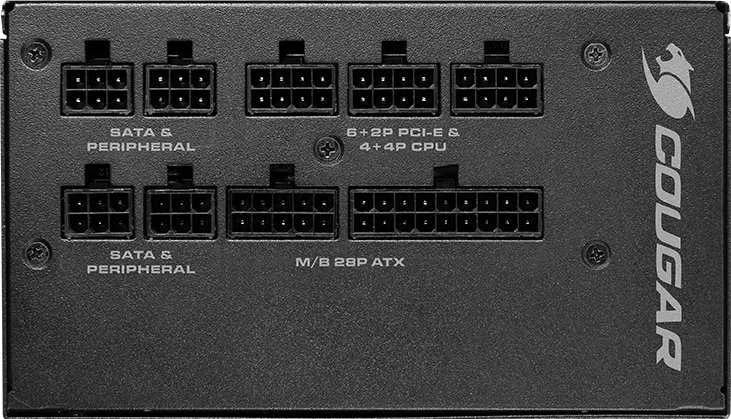 COUGAR CGRGEX-750 maitinimo blokas 750 W 20+4 pin ATX ATX Juoda