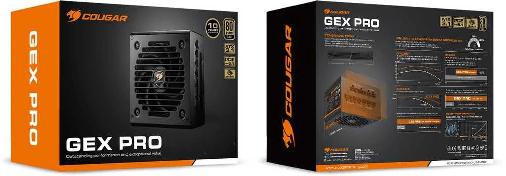 COUGAR CGRGEXP-750 maitinimo blokas 750 W 20+4 pin ATX ATX Juoda