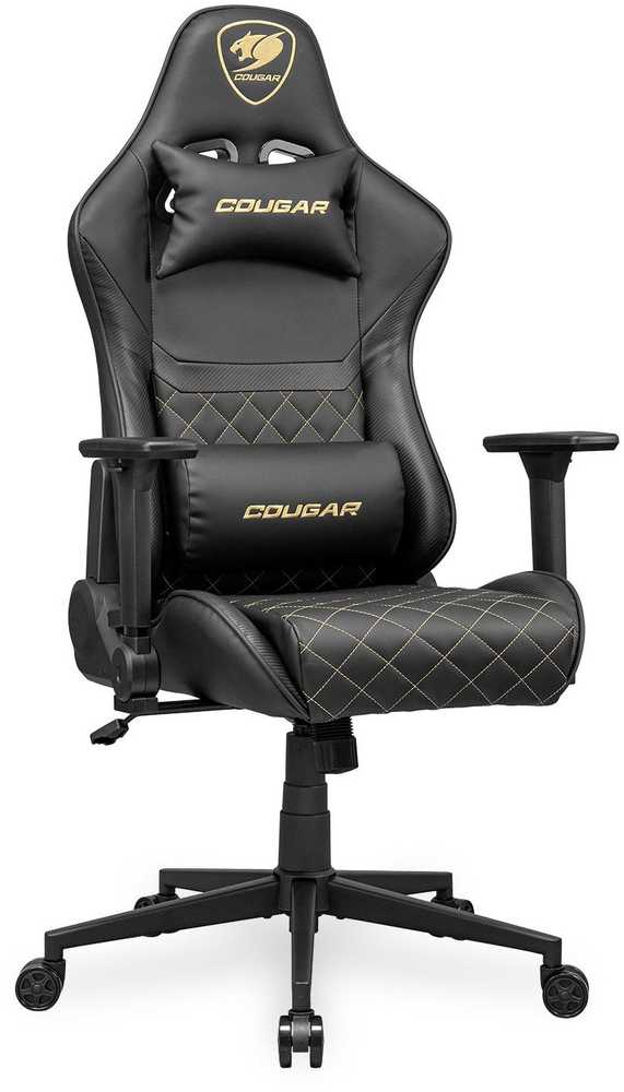 COUGAR žaidimų kėdė Armor One V2 auksinė, juoda