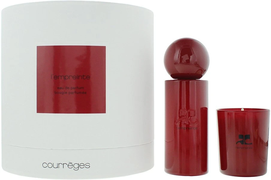 Set Courreges: L'Empreinte Eau De Parfum Unisex, 100 ml + L'Empreinte Scented Candle, 75 g