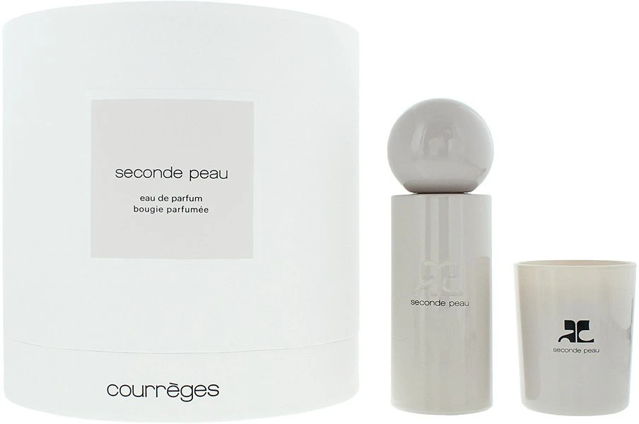 Set Courreges: Seconde Peau Eau De Parfum Unisex, 100 ml + Seconde Peau Scented Candle, 75 g
