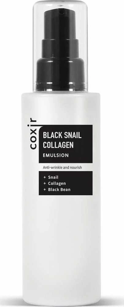 Coxir Juodas Snail Collagen Emulsion veido emulsija, 100 ml