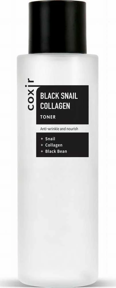 Coxir Juodas Snail Collagen Toneris stangrinamasis veido tonikas, 150 ml