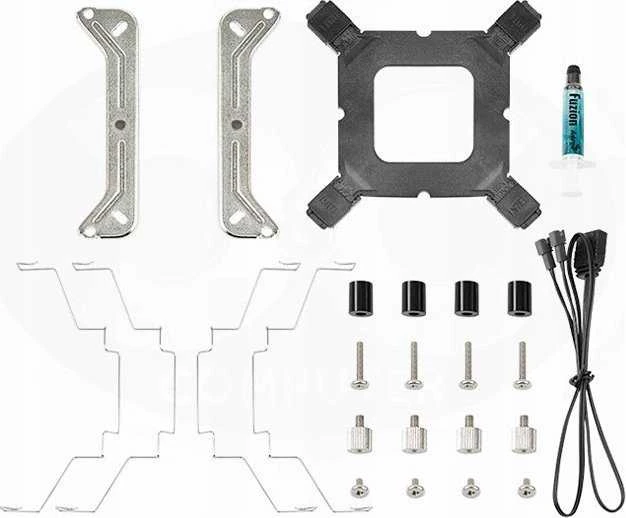 Procesoriaus Aušintuvas - Aerocool Rime 4 12 cm Juodas
