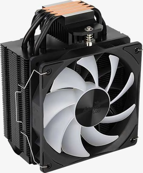 Procesoriaus Aušintuvas - Aerocool Rime 4 12 cm Juodas